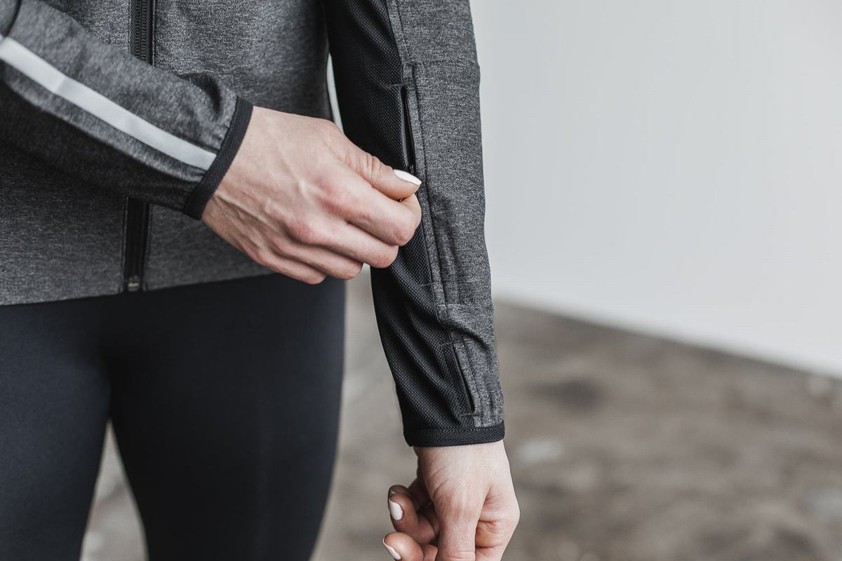 Nobull 4-way Stretch Woven Women's Jackets Deep Grey | Australia (BU5814)